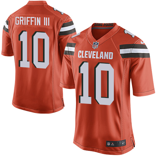 Youth Game Robert Griffin III Nike Jersey Orange Alternate - #10 NFL Cleveland Browns